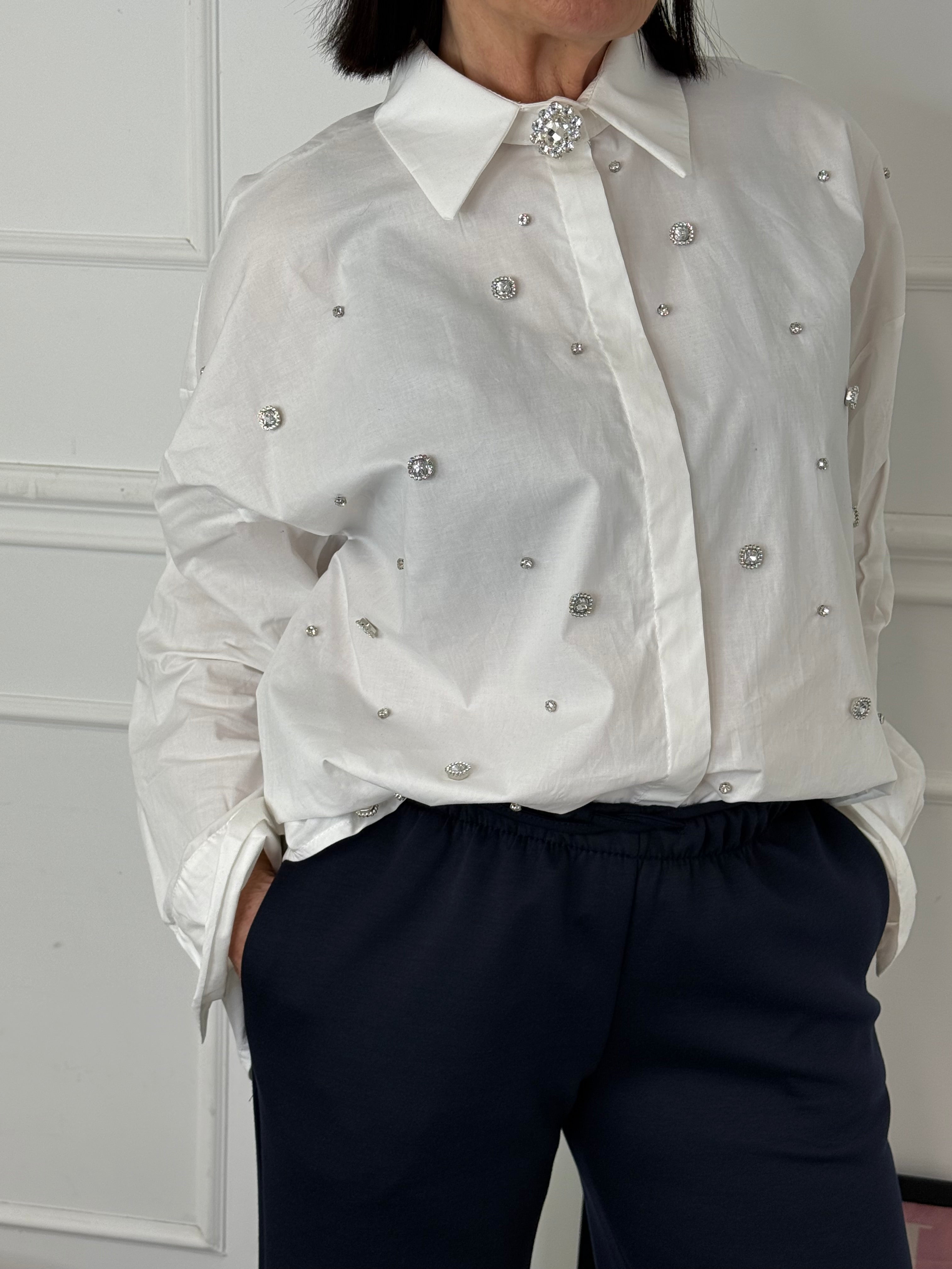 Camicia Castoni Bianca