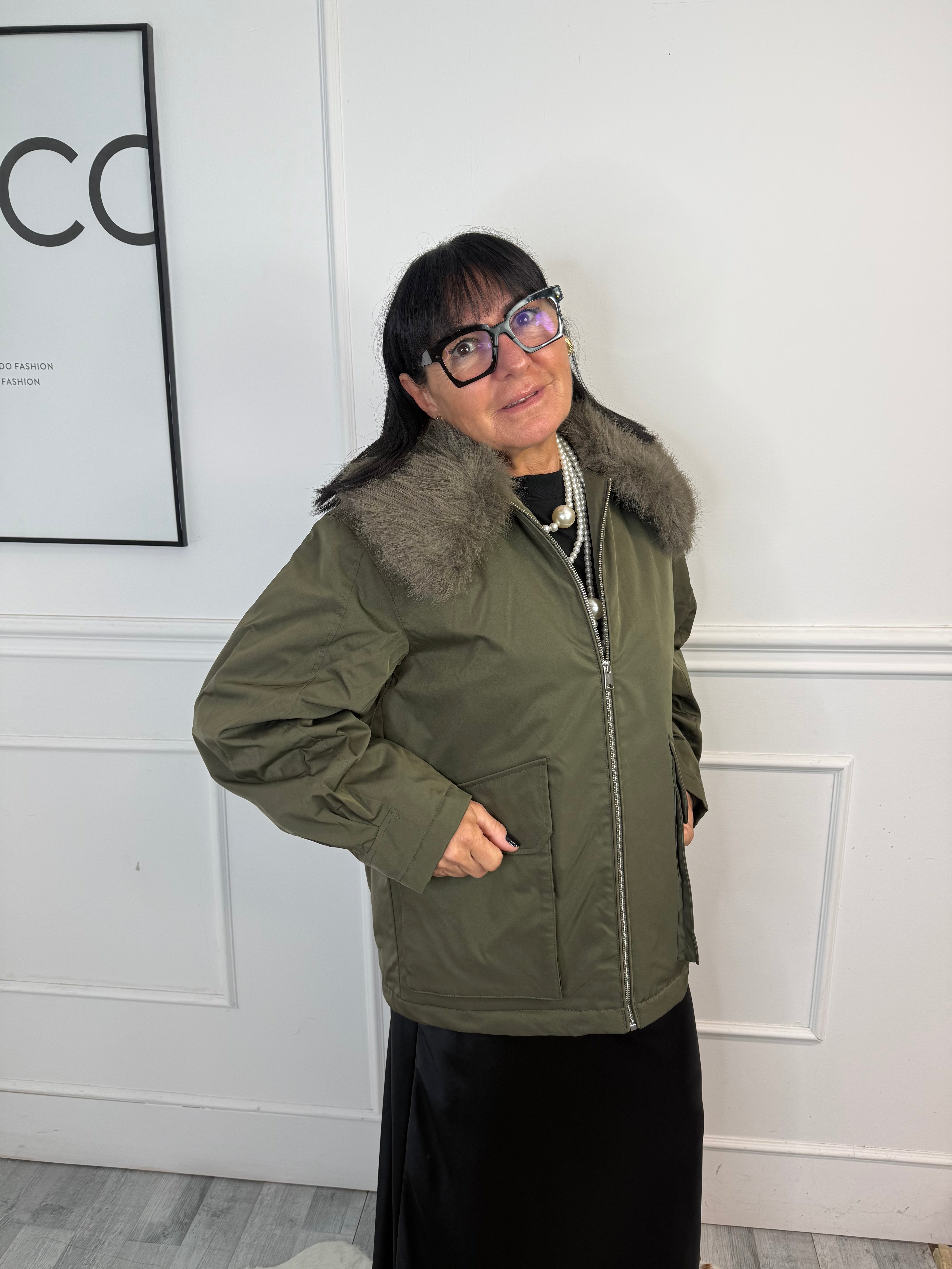 Giubbino Fly Verde Militare