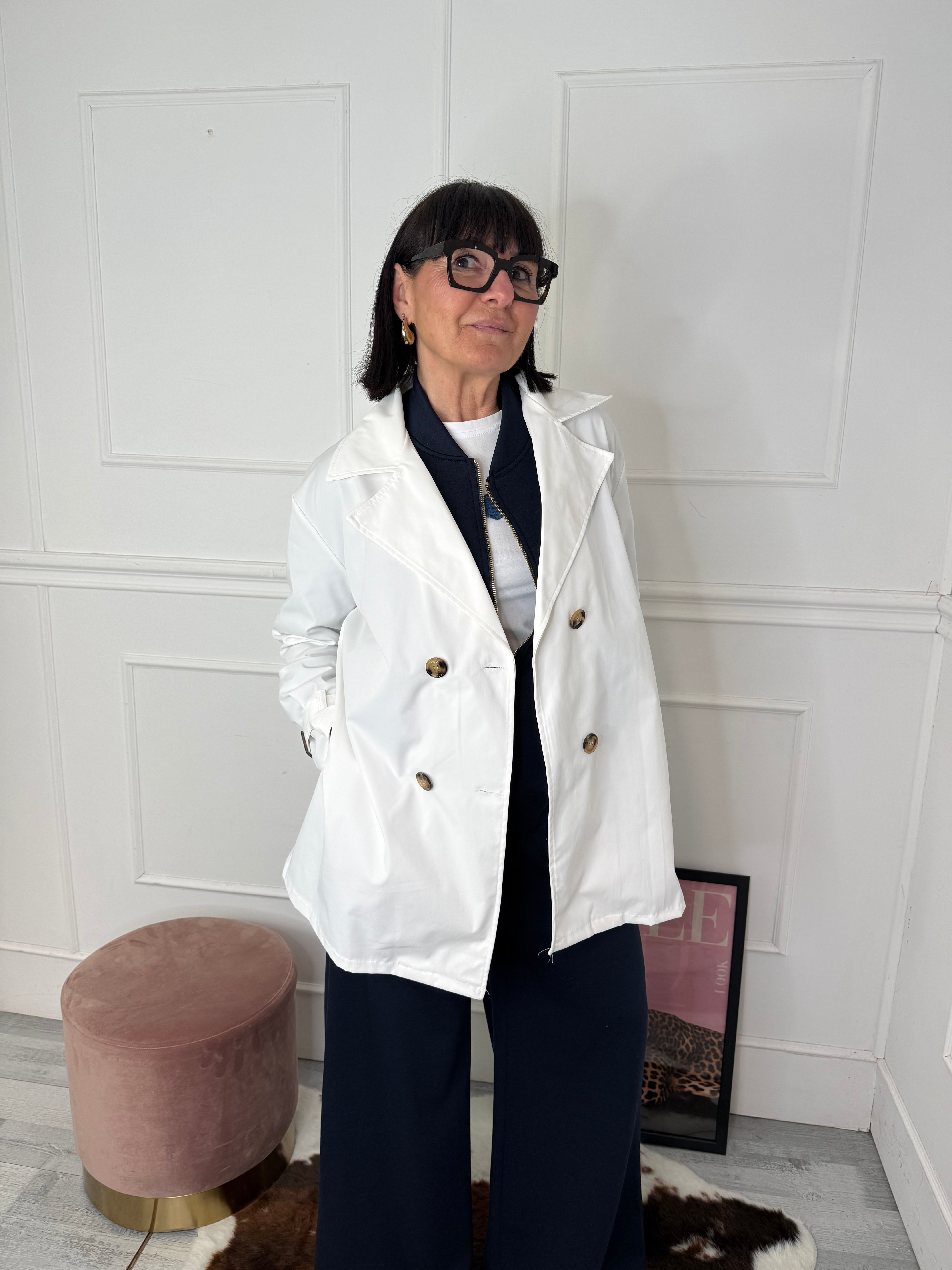 Trench London Bianco