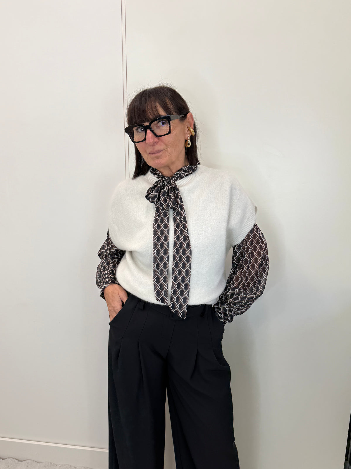 Gilet Amelia Bianco